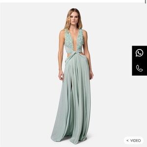 Dress from Elisabetta Franchi/ Red Carpet Dress/ Small size/Mint color